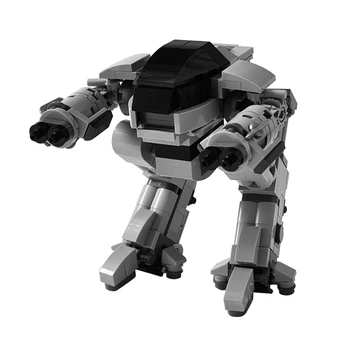 KES ED209 Täitev Robot Mehaaniline Sõjapidamise Politsei ehitusplokid Filmi-ja TV-Robot Mänguasi Telliskivi Laste Sünnipäeva Kingitus - Pilt 2  