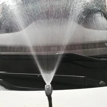 2tk 360 kraadi Reguleeritav Auto esiklaasi klaasipuhasti fan-kujuline udune kummist düüsi Auto Universal Tarvikud 8mm - Pilt 1  