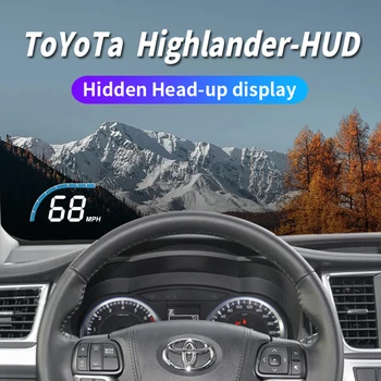 Yitu HUD kohaldatakse varjatud Head-up display kiiruse projektor, mis on spetsiaalselt kohandatud Toyota Highlander 09-21 mudelid - Pilt 1  