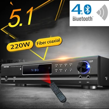 220W-510W Bluetooth Võimendi 5.1 Kanaliga kodukino Võimendi Audio High Power Kodus Palavik Ktv Võimendi Karaoke 220V - Pilt 1  