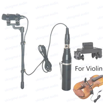 Viiul Muusikalise Instrumendi Mikrofon TA4F 4Pin XLR-for Shure Pistik Viiul Viiul Clip Gooseneck Mikrofon 48V Power - Pilt 1  