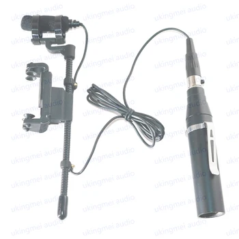 Viiul Muusikalise Instrumendi Mikrofon TA4F 4Pin XLR-for Shure Pistik Viiul Viiul Clip Gooseneck Mikrofon 48V Power - Pilt 2  