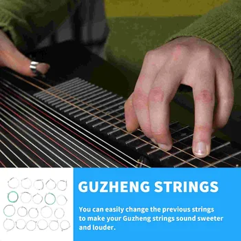 21 Tk Muusika Tarvikud Guzheng Stringid Vastupidav Osad Mitmevärviline Praktilised Vahendid - Pilt 2  