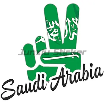 Saudi Araabia SA Kleebis Auto Mootorratta Seina Külmik, Aken, PVC Racing Kaitseraua Sülearvuti Kiiver Vinüül Kleebised Kohandatav - Pilt 2  