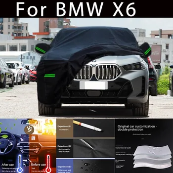 BMW X6 Väljas Kaitse Täis Auto Hõlmab lumekatte Päikesevarju Veekindel Tolmukindel Väljast Auto tarvikud - Pilt 1  