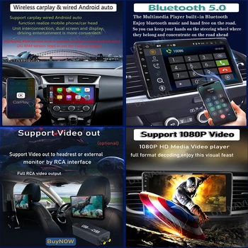 Qualcomm Android13 Sisseehitatud Carplay Auto Hyundai Solaris 1 Aktsent 2010-2016 Auto Raadio Multimeedia Mängija, Navigatsiooni GPS, BT 4G - Pilt 2  