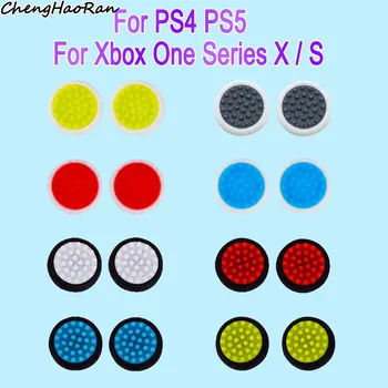 2 TK Kõrge Kvaliteediga Silikoonist Üpp PS4 PS5 Xbox Üks Seeria X S Töötleja Non-Slip Silikoon Thumb stick Käepide Kork Osad - Pilt 1  