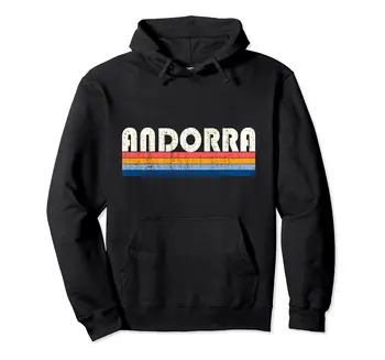 Andorra Kingitus Andorra Riigi Kaardi Lipu Topp Pullover Meeste Ja Naiste Puuvillane Unisex Hupparit Mees Hip-Hop Stiilis Pusa - Pilt 2  