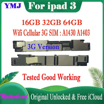 Testitud Puhas iCloud Plaat iPad 3 Emaplaadi A1416 1403 1430 Emaplaadi Täis Kiibid IOS Süsteemi NR-ID Konto Loogika Pardal - Pilt 2  