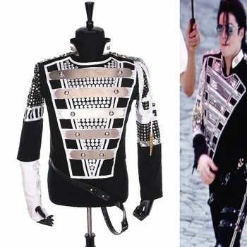 Punk MJ Michael Jackson Saksamaa Sõjalise Lahe Gaorgeous Teaser Jope Ülerõivad Kogumise Halloween kostüüm Kingitus - Pilt 1  