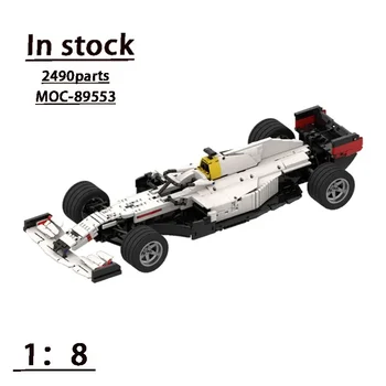 KES-89553 Vormel Super Racing F1 Assamblee Pleisse ehitusplokk Mudel 1:8moc Loominguline Sünnipäeva Mänguasi Kingitus Lastele - Pilt 1  