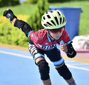 BONT Uisutamine Kids Kombekas Ciclismo Laps Meeskond Inline Skating Tava Skinsuit Racing Kiire Inline rulluisk Riided - Pilt 1  