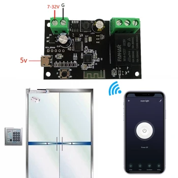 Tuya WiFi Relee Smart Switch Module 1/2/4CH DC 5V-32V Lüliti Moodul Smart Elu APP Kontrolli Moodul Taimeri Inching iselukustuvat - Pilt 2  