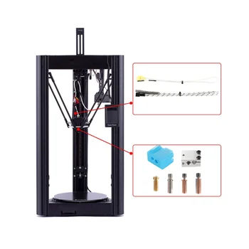 3D Printeri Osad Pea Kuum End Komplekt 1.75 mm Hõõgniidi Ekstruuderis Kuum End Komplekt Flsun SR/ QQ-S Pro 3D Printer Ekstruuderis - Pilt 2  