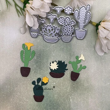 Uus Kapseldatud taim cactus Metalli Lõikamine Sureb DIY Scrapbooking Album Paber-Kaardid Dekoratiivsed Käsitöö Reljeef Die Jaotustükid - Pilt 1  