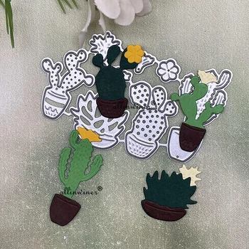 Uus Kapseldatud taim cactus Metalli Lõikamine Sureb DIY Scrapbooking Album Paber-Kaardid Dekoratiivsed Käsitöö Reljeef Die Jaotustükid - Pilt 2  