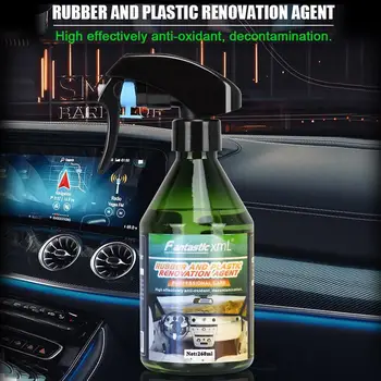 260ml Auto Salongi Kummi Ja Naha Taastamiseks Agent Auto Hüdrofoobsed poola Nano Spray Lakk Nullist Remont puhastusaine - Pilt 1  