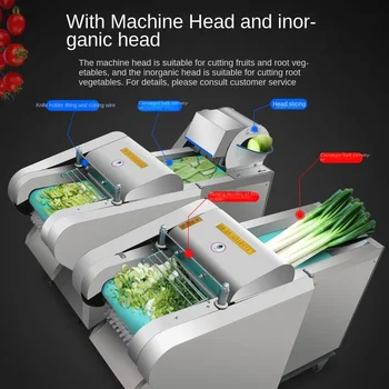 Kaubandus Multi-Funktsioon Automaatne Tükeldamine ja Lõikamine Blokk Masin Söökla Restoran Kartuli Slicer - Pilt 2  