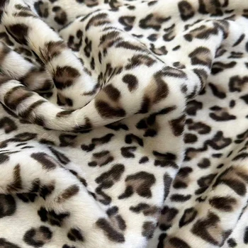 1yard leopard imitatsioon naarits villa riided materjalist müts fotostuudio pildistamine taust palus karusnaha riie - Pilt 1  