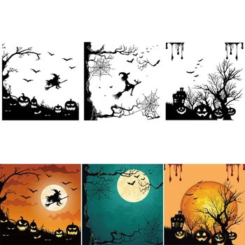Selge Silikooniga Tihend Tempel Halloween Seeria Reljeef Fotoalbumi Dekoratiivsed Kaart - Pilt 2  