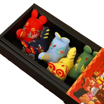 Hiina Stiilis Kotike Koirohi Lõhnaaine Traditsioonilise Käsitöö 3D Tikandid, Tiiger - Pilt 2  