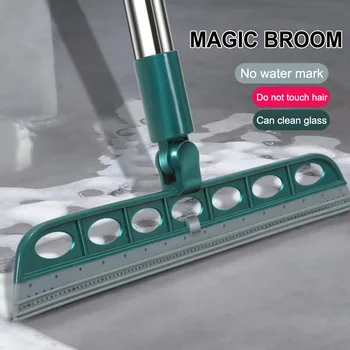 Magic Broom Pühkimine Silikoonist Pintsel Mop Leibkonna Põranda Puhastamise Kaabits Klaasipuhasti Lemmikloomade Karvad Tolmu Luud Kodumajapidamise Puhastus-Vahendid - Pilt 1  
