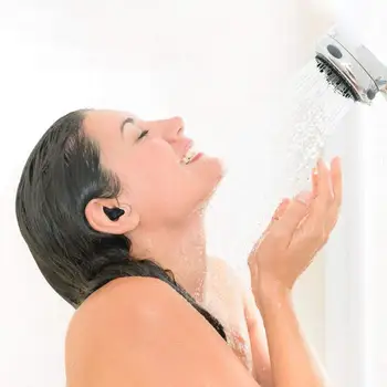 Silikoon Kruvi Korduvkasutatavad Kõrvatropid Ja Mugavad Silikoonist Kõrvatroppe Lihtne Säilitada Šampoon-Vann, Sukeldumine Kõrvatropid - Pilt 2  