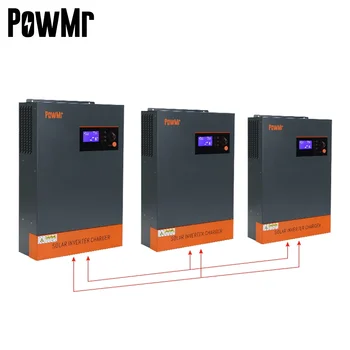 16.5 KW 48V 220V/ 380VAC Paralleelselt 9pcs 3-Faasiline Päikese Inverterid Batteryless MPPT 80A Eest vastutav Hybrid inverter - Pilt 1  