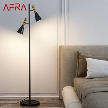 AFRA Põhjamaade Põranda Lamp Moodne Perekond Iiving Tuba Magamistoa Nurk Aadjustment LED Loovust Alalise Lightight - Pilt 1  