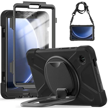 Käepide, õlarihm Case for Samsung Galaxy Tab A9 Lite 8.7 tolline 2023 SM-X110/X115 Lapsed Seisavad Kaas Jalg Tab A9 Pluss - Pilt 1  