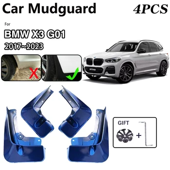 Auto Küpsetamine Värvi MudFlaps BMW X3 G01 2017~2023 2022 Muda Klapid Valvurid Splash Esi Ratta Poritiib Kaitsta Porilauad Tarvikud - Pilt 1  