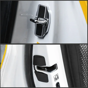 4 Määrake Ukse Stabilizer Ukse Lukk Protector Sulgurid Korgiga Katted, Honda Accord Civic CRV-HRV - Pilt 2  