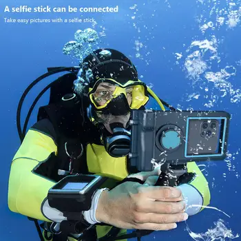 Universaalne Sukeldumine Allveekorpus On Veekindel Ujumine Kaitseümbrise Foto Video Ühilduvad IPhone Galaxy - Pilt 2  