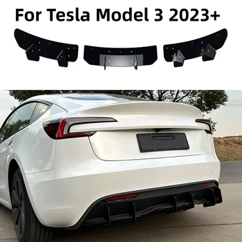 Näiteks Tesla Model 3 2023+ Tagumine Kaitseraud Huule Difuusor, Spoiler Splitter Protector Body Kit Kate Guard Sisekujundus Lõhkujad Kate Guard Sisekujundus - Pilt 1  