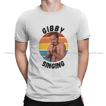 REKLAAMI Gibby Crewneck Originaal TShirts Laulu Retro Iseloomulik Meeste T-Särk Polüester Hipster Riided - Pilt 1  