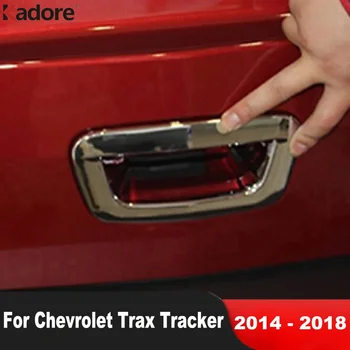 Taga Pagasiruumi Ukse Käepide Kauss Katta Sisekujundus Jaoks Chevrolet Chevy Trax Tracker 2014 2015 2016 2017 2018 Chrome Auto Välisilme Tarvikud - Pilt 1  