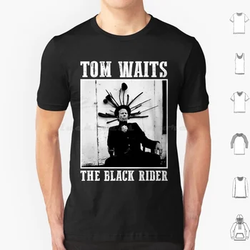 Tom Ootab Black Rider Essen T-Särk Meestele, Naistele, Lastele 6Xl Tom Ootab Tom Ootab Grafiit-Muusika-Mikrofon Nick Cave Bob Dylan - Pilt 1  