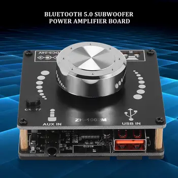 ZK-1002M Bluetooth-5.0 Subwoofer, Võimendi Juhatuse 2X100W 2.0 Kanaliga High Power Audio Stereo Võimendi Juhatuse Bass AMP - Pilt 2  