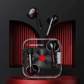 Monster XKT01 Traadita Bluetooth-V5.2 Peakomplekti TWS HiFi Muusika Earbuds 300mAh Stereo In-Ear Headset Gaming Kõrvaklapid Koos Mikrofoniga - Pilt 2  
