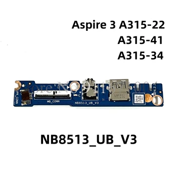 Algne Jaoks Acer Aspire 3 A315-22 A315-41 33 A315-34 Extensa 215-31 USB AUDIO JUHATUSE NB8513_UB_V3 KIIRE SHIPPING - Pilt 1  