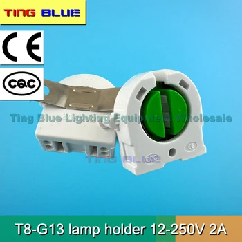 (2tk) T8 lamp omanik G13 lamp pin-iluvõre valgus, LED lambi toru home valgustus lamp omanik kerge kaart 12-250V N22004/N22005 - Pilt 1  