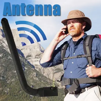 3,5 mm Laius Mobiiltelefoni Signaali Parandamiseks Antenn Kõrvaklappide Port Välise Antenni Mikrofoni Klamber Lips, Krae Traadita Signaali - Pilt 2  