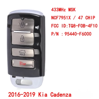 2016 2017 2018 2019 Kia Cadenza TQ8-FOB-4F10 95440-F6000 Võtmeta Smart Auto Võti 433MHz NCF2951X 47 Kiip - Pilt 1  