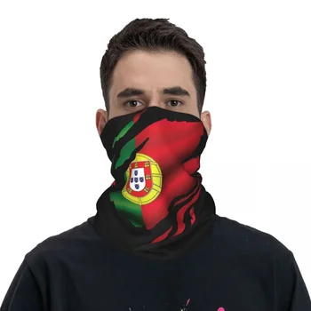 Lipu Portugal Sall Kaela Gaiter Trükitud Mask ja Sall Soe Peapael Töötab Mehed Naised Täiskasvanute Talvel - Pilt 2  