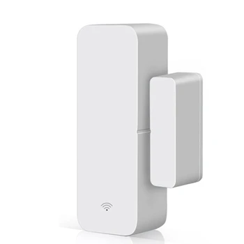 1 TK Tuya Wifi Ukse Magnet Smart Akna Andur Ukse Uks Detektor Smart Home Alarm Süsteem ABS Jaoks Alexa Google Assistent - Pilt 1  