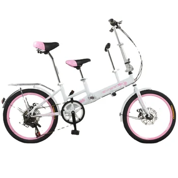 Vanema-lapse bike kahekordne ema, laps, laps, kellel on laps, muutuva kiirusega ketaspidur, kokkupandavad tara carbon road bike - Pilt 2  