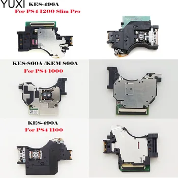 YUXI 1tk Originaal 490 496 Laseri Lääts PS4 / Slim /Pro KES-490A KEM 490 KES-496A KEM-496 KES 860A DVD-Draivi Objektiivi Mängud - Pilt 2  
