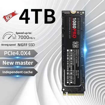 1080PRO SSD Originaal Brändi 4TB M2 2280 2TB 1 TB Loe 14000MB/S PCIe 4.0 Solid State Kõvaketas Desktop/PC/PS5 Mängu Sülearvuti 2023 - Pilt 1  