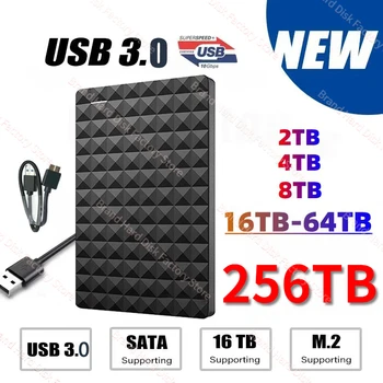 Laienemine HDD kõvaketas 500 GB 1 TB 2TB 4TB USB3.0 External HDD 2.5 tolline Mahutavusega Väline Kõvaketas, Arvuti Kaasaskantav PS5 - Pilt 1  