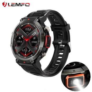 Smart Watch LEMFO S100 Koos Taskulamp Vaadata Meeste Vaata Väljas Sport Veekindel Kellad vererõhu Puhul Xiaomi Telefon - Pilt 1  